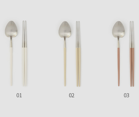 Maribel Silver Spoon & Chopstick Set