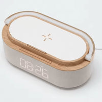Alarm Clock Speaker Wireless Charger Fast Charging Blue Tooth Speaker