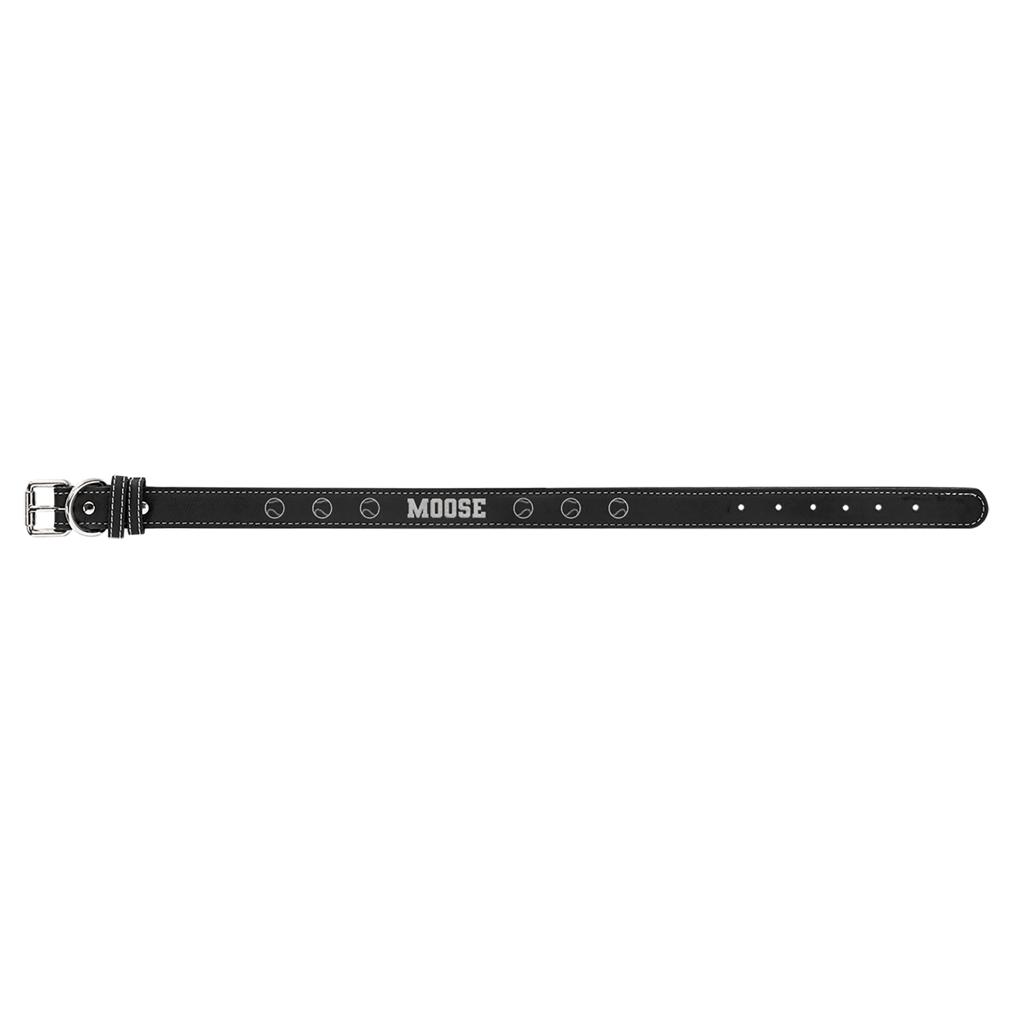 27" x 1 1/4" Leatherette Dog Collar