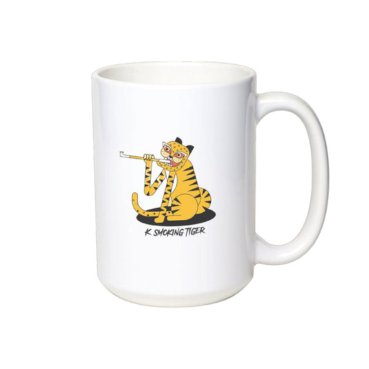Korean Traditional Smoking Tiger Mug Cup