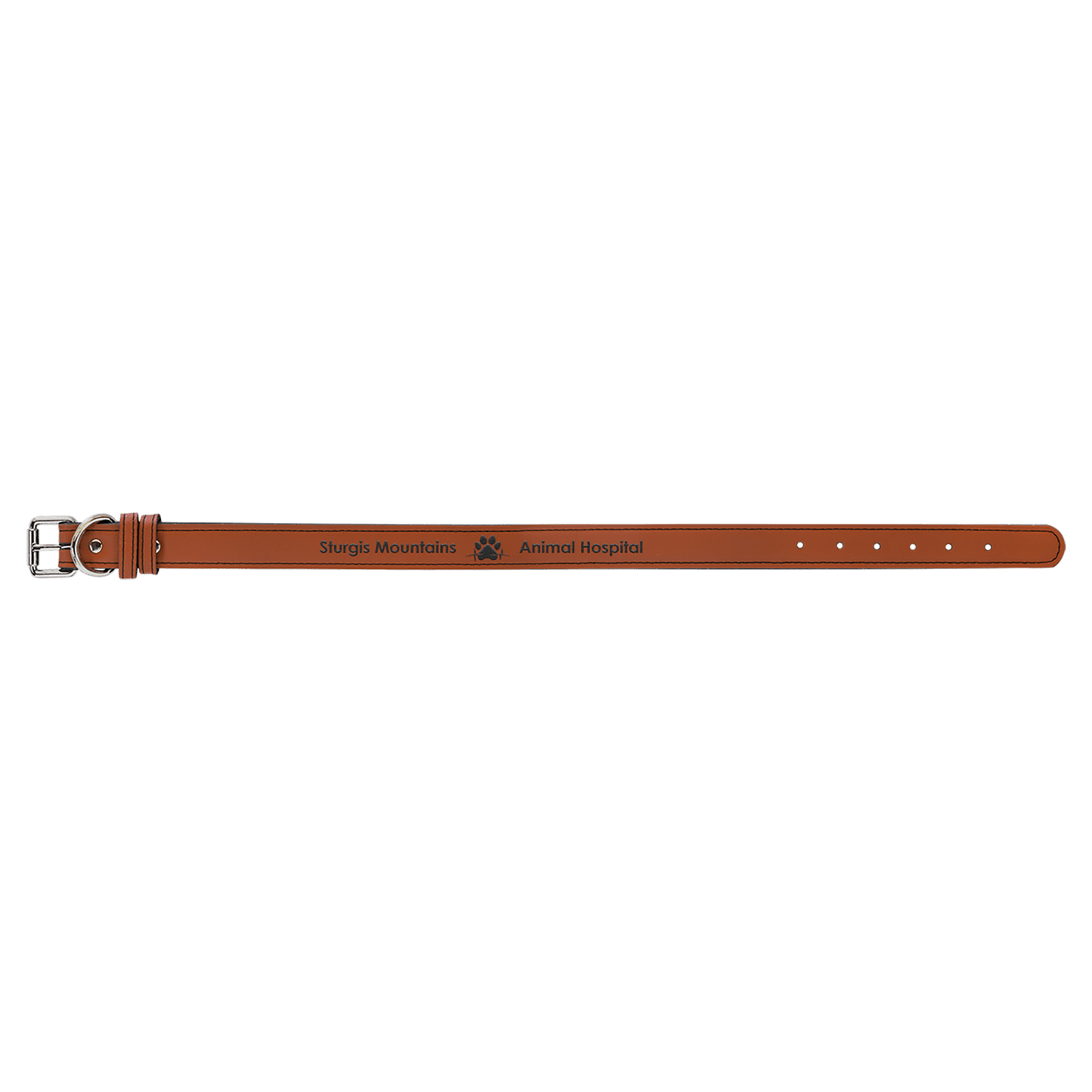 27" x 1 1/4" Leatherette Dog Collar